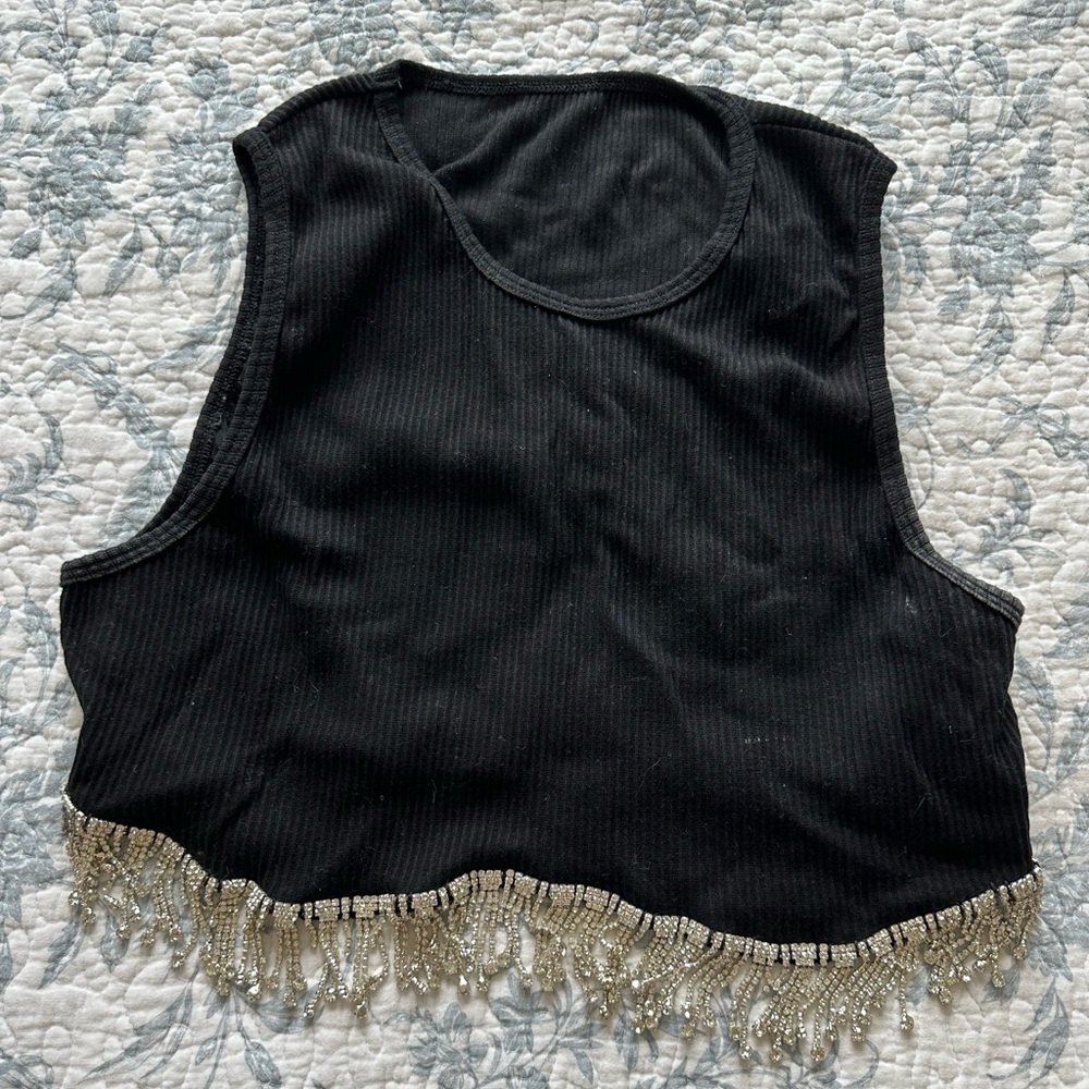 Jeweled going out top Amazon